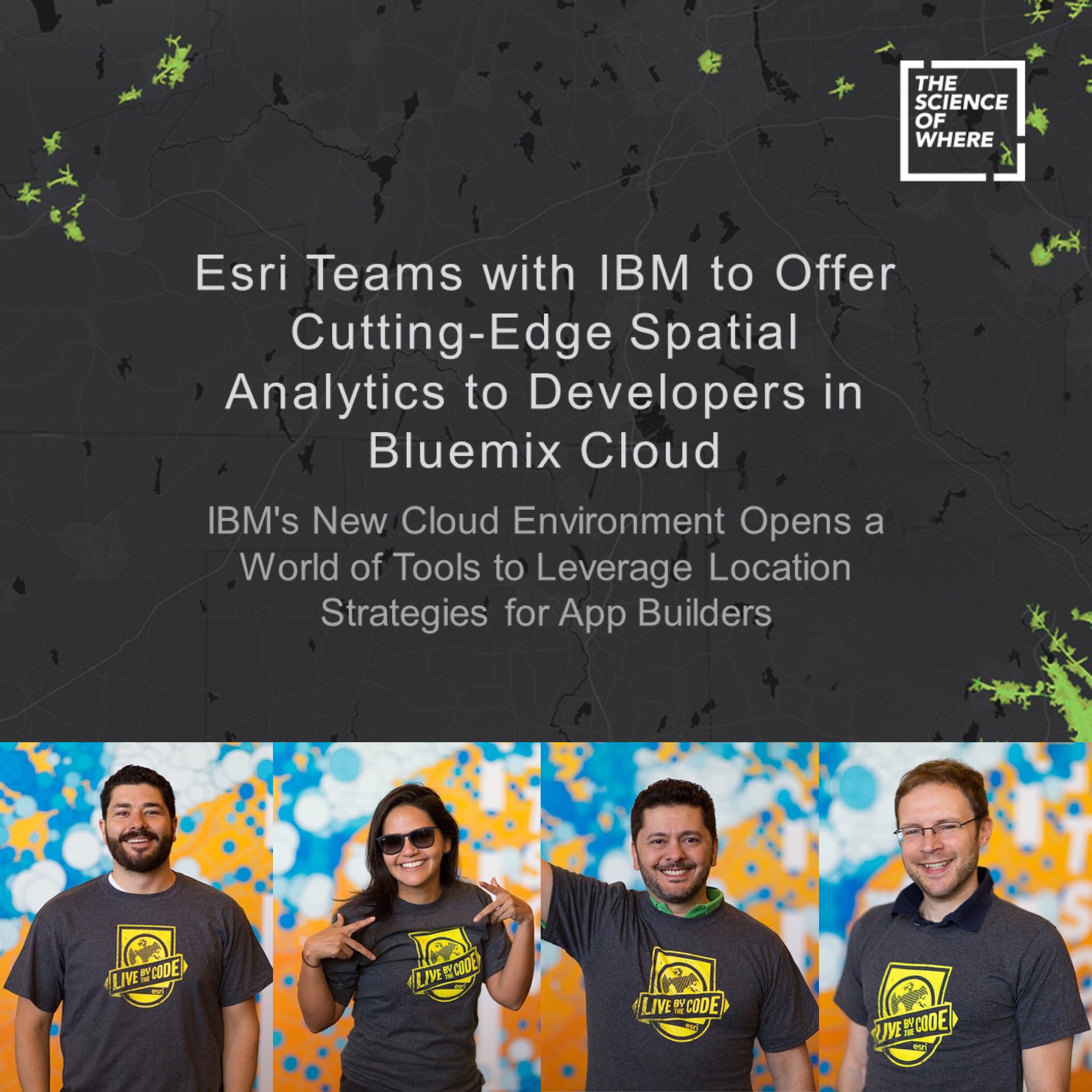 Esri and IBM Bluemix Developer Partnership Annoucement