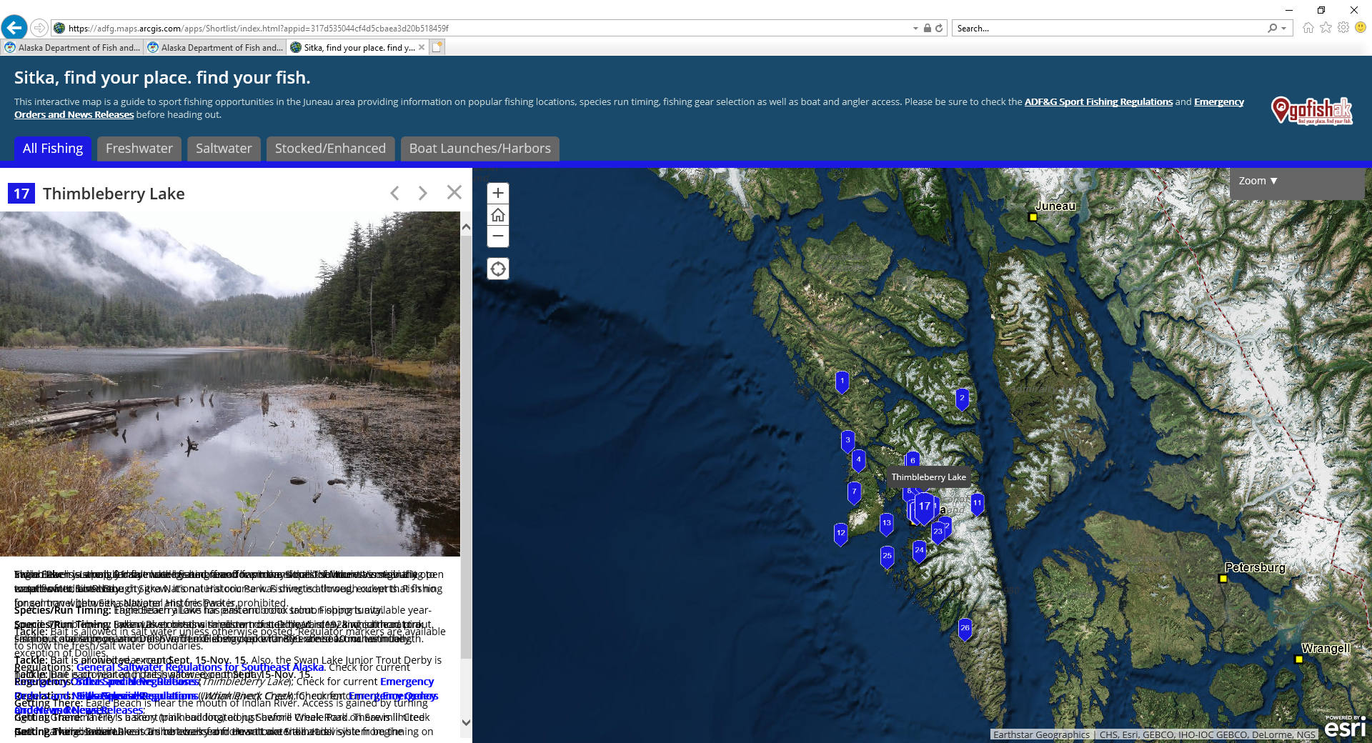 IE version 11.0.90 and Windows 10 Shortlist StoryMap overlapping location text