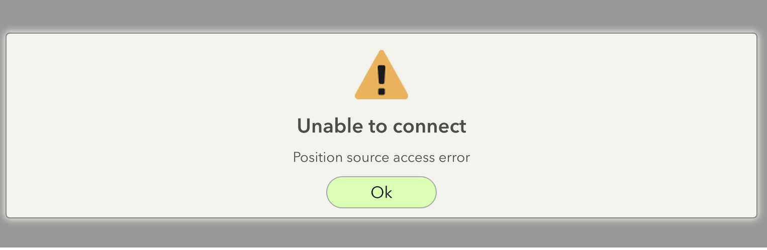 Position source access error