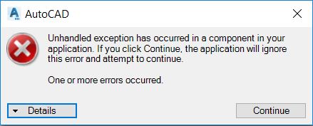 Unhandled Exception